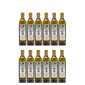 OLIO EXTRAVERGINE DI OLIVA BIOLOGICO - Confezione 12 Bottiglie 75cl